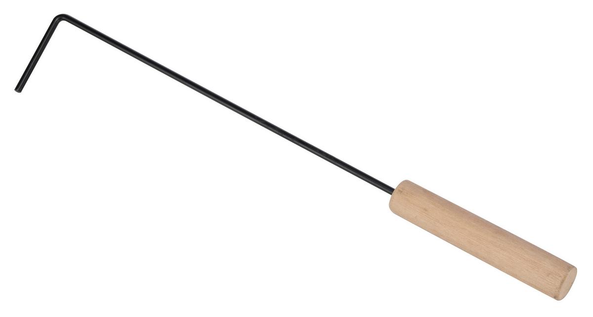 Feuerstelle Ø 55 cm inkl. Funkenschutz und Schürhaken - Schwarz, Basics, Metall (55/48cm)