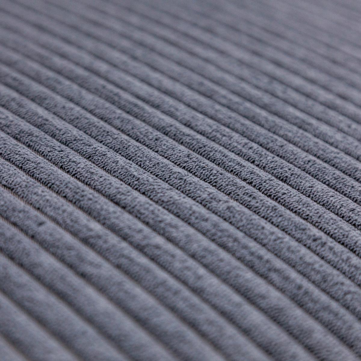 3-Sitzer-Sofa Gordon - Anthrazit/Schwarz, Basics, Textil (194/75/81cm) - P & B