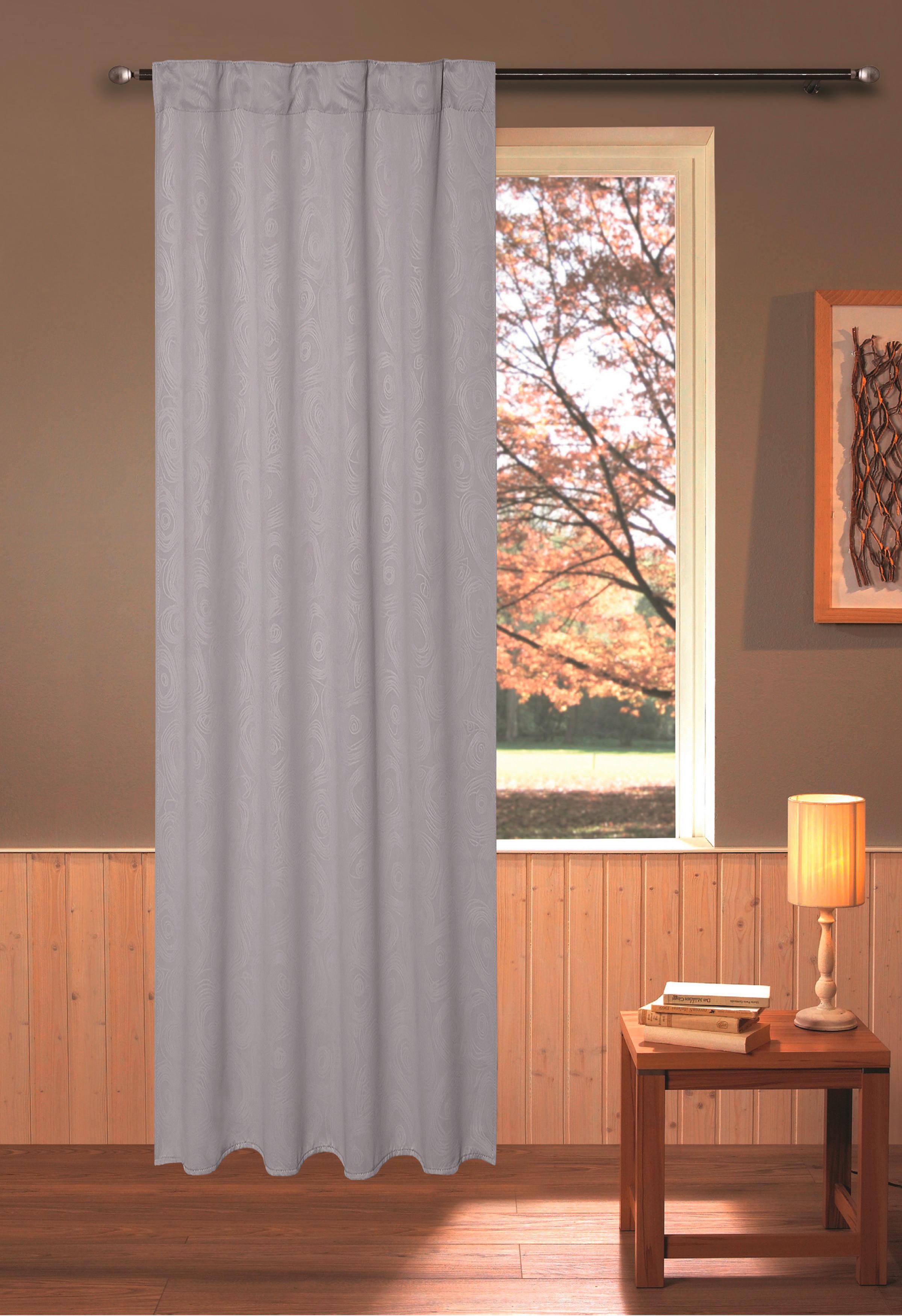 Verdunkelungsvorhang Romana - Grau, ROMANTIK / LANDHAUS, Textil (135/245cm) - James Wood