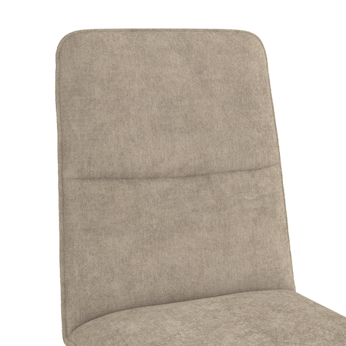 Stuhl Beluna Ii Webstoff Beige, B: 47cm - Eichefarben/Beige, KONVENTIONELL, Holz/Textil (47/91/44cm) - James Wood