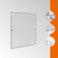 Fliegengitter Is-Plus Fe Ultra Flat 100cm W - Weiß, Basics (100/120cm)