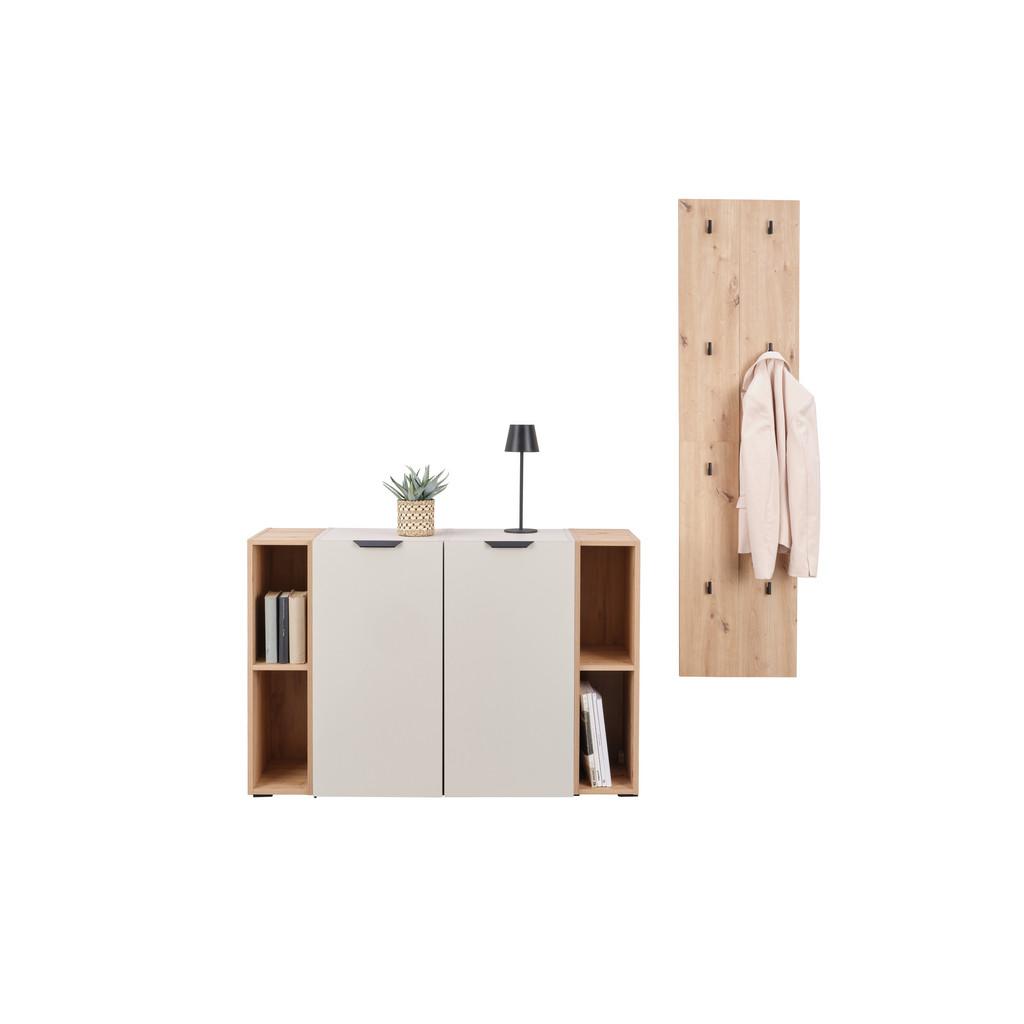 Garderobe Ciao Kaschmir/Eiche Dekor 2--Teilig