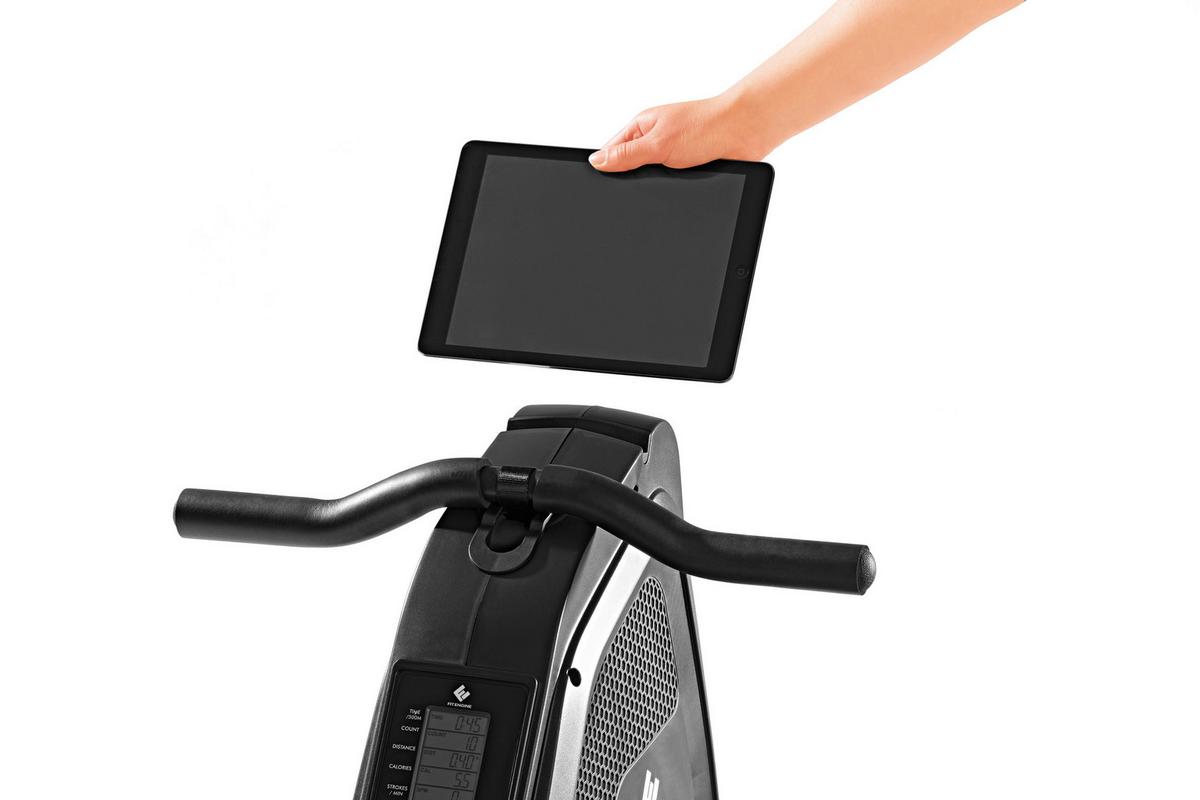 Rudergerät 09272 Fitengine Rudergerät - Schwarz, LIFESTYLE, Kunststoff/Metall (180/54/24,5cm)