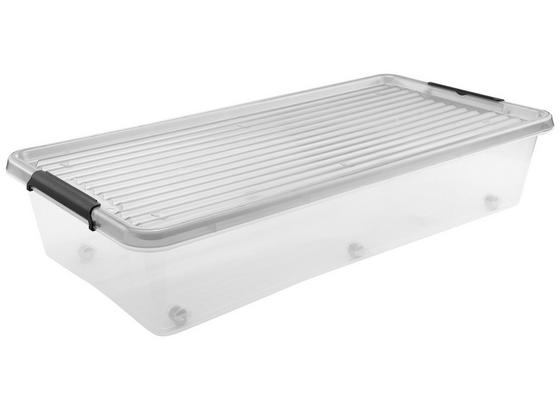 Úložný Priestor Na Kolieskach Rita -ext- - transparentné, plast (76/39/16cm) Úložný Priestor Na Kolieskach Rita -ext- - transparentné, plast (76/39/16cm)