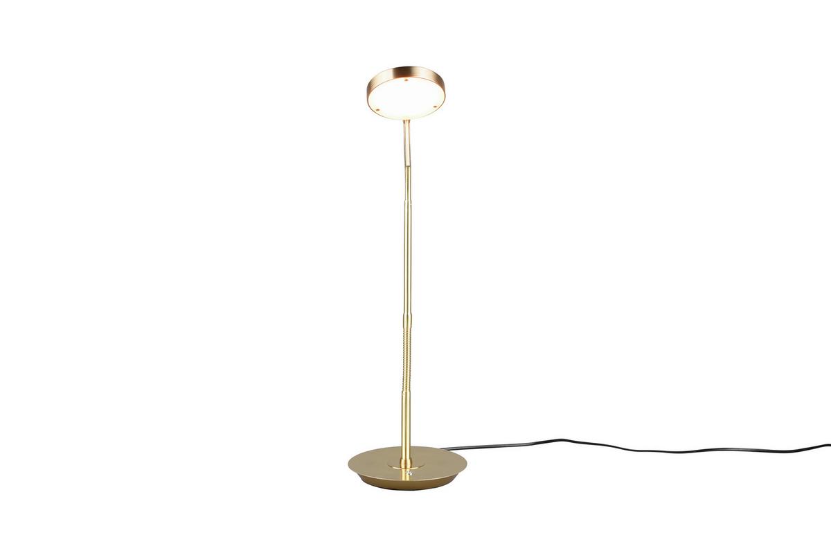 LED-Schreibtischlampe dimmbar Messingfarben 4-Fach Schaltbar - Basics (57/19/46cm) - Trio Leuchten