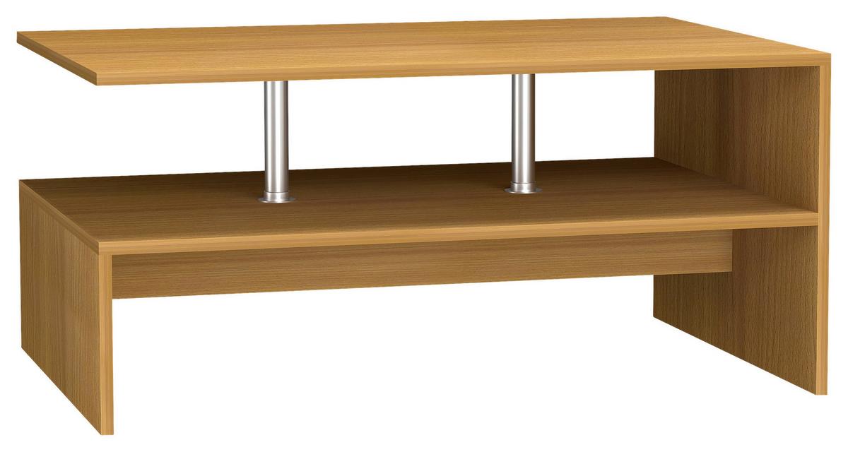 Couchtisch Maliso Buchefarben Dekor - Buchefarben, Design, Holzwerkstoff (90/60/42cm) - MID.YOU