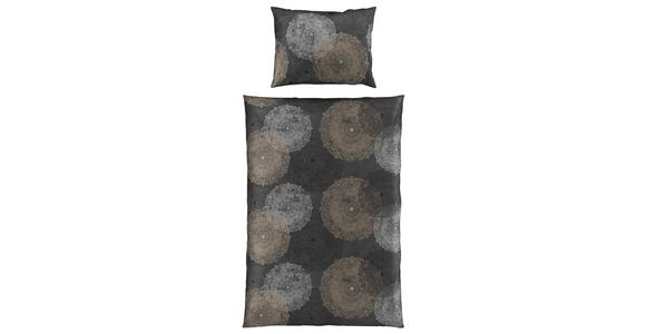 Bettwäsche Linda - Anthrazit, ROMANTIK / LANDHAUS, Textil - James Wood