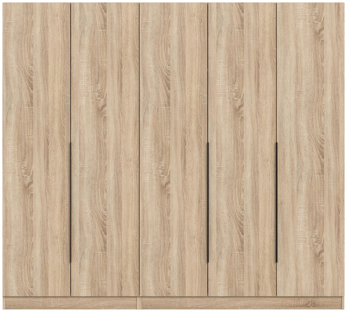 Drehtürenschrank Kopenhagen Sonoma Eiche, B: 200 Cm - Sonoma Eiche, MODERN, Holzwerkstoff (200/181/52cm) - MID.YOU