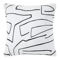 DEKORAČNÝ VANKÚŠ PER - čierna/biela, textil (45/45cm) - Mömax