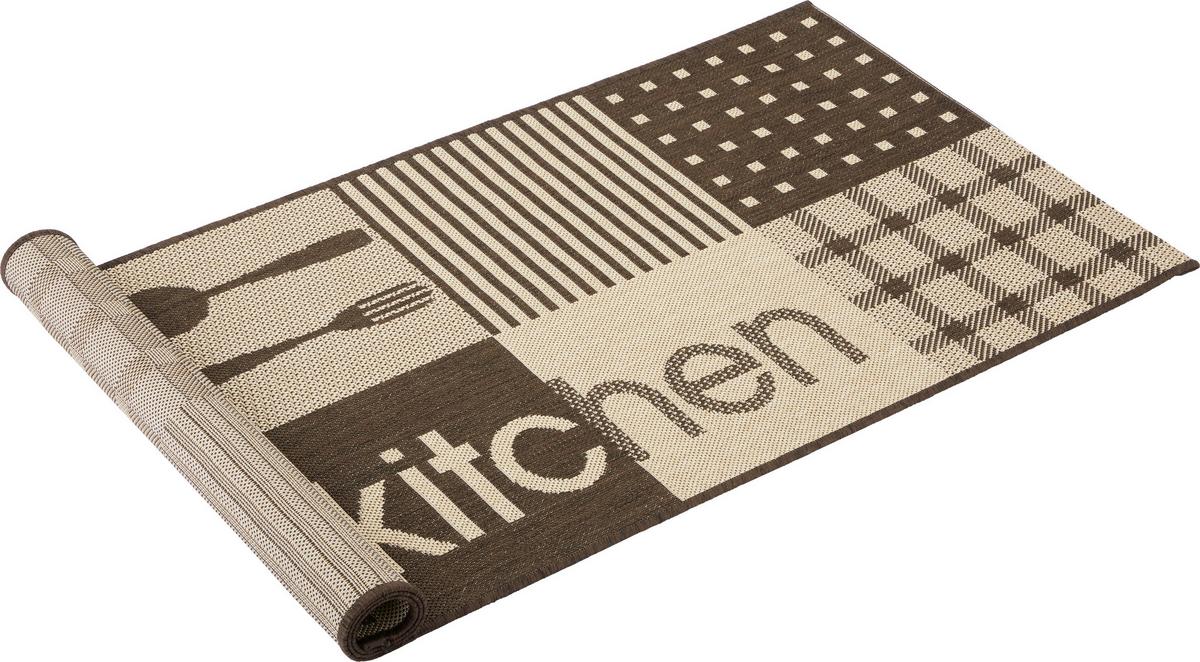 Konyhai Futószőnyeg Kitchen Kb. 80/200cm - bézs/barna, Basics, textil (80/200cm) - James Wood