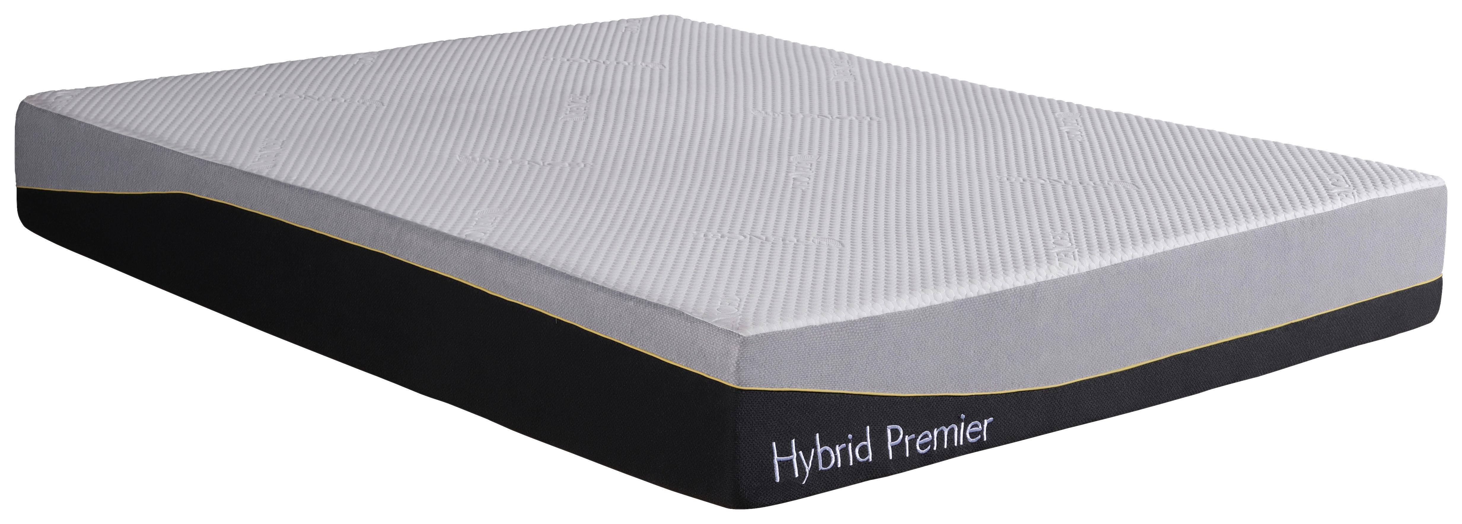 Taschenfederkernmatratze Hybrid Premier 140x200 Cm H3 - Weiß, Basics, Textil (140/200cm) - Livetastic