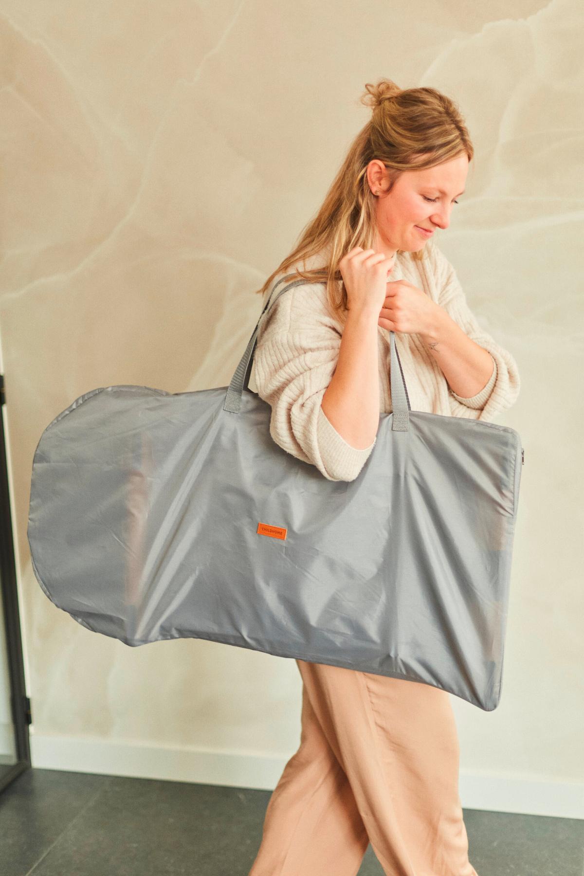 Schaukelwippe Evolux Anthrazit, B: 64 cm - Anthrazit, KONVENTIONELL, Holz/Textil (64/47/65,5cm) - Childhome
