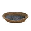 Hundebett Grau/naturfarben L: 72 Cm - Naturfarben/Grau, KONVENTIONELL, Naturmaterialien (72/56/17cm)