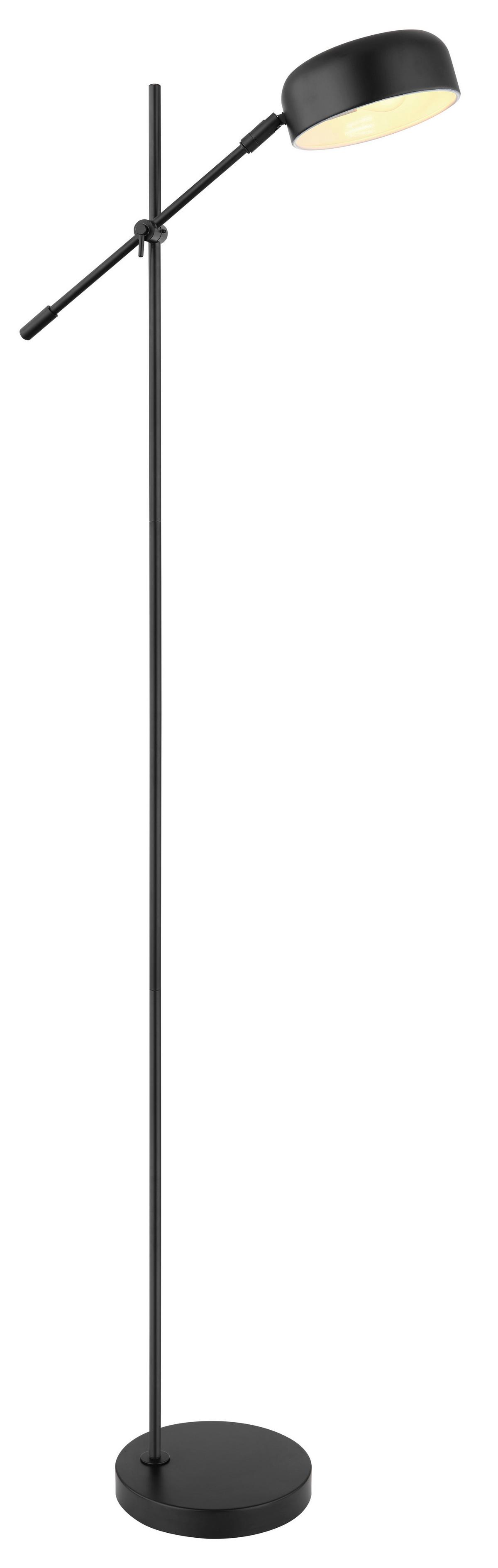 Stehlampe 24099sb Schwarz Mit Schalter - Schwarz, Basics, Metall (47,7/20/139cm) - Globo