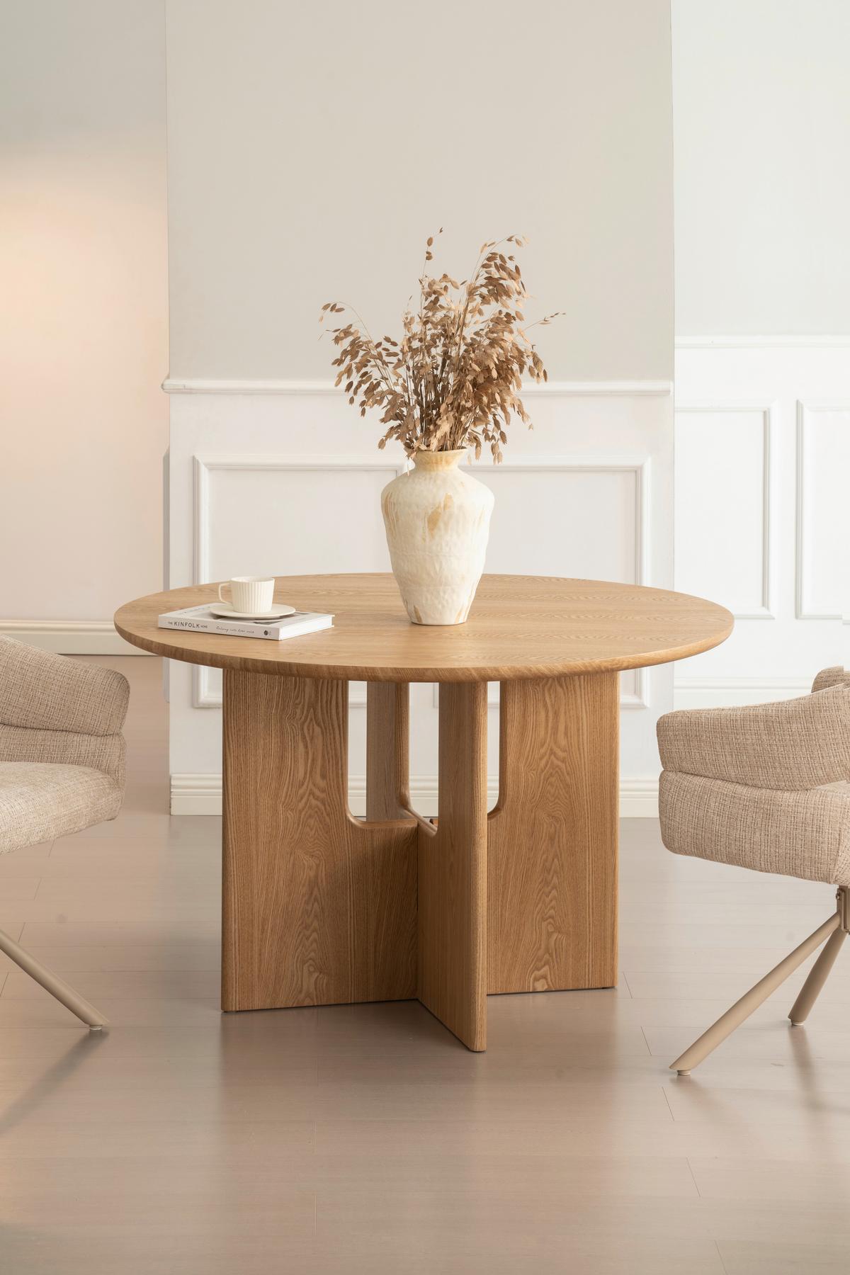 Esstisch Levi Eichefarben D: 120 cm - Eichefarben, MODERN, Holz/Holzwerkstoff (120/120/75cm) - Livetastic