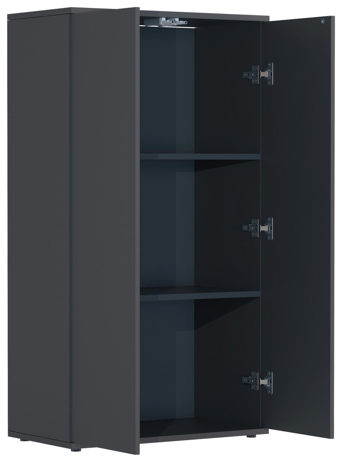 Kommode Dalrosa Anthrazit - Anthrazit, MODERN, Holzwerkstoff (60/108/32cm) - MID.YOU