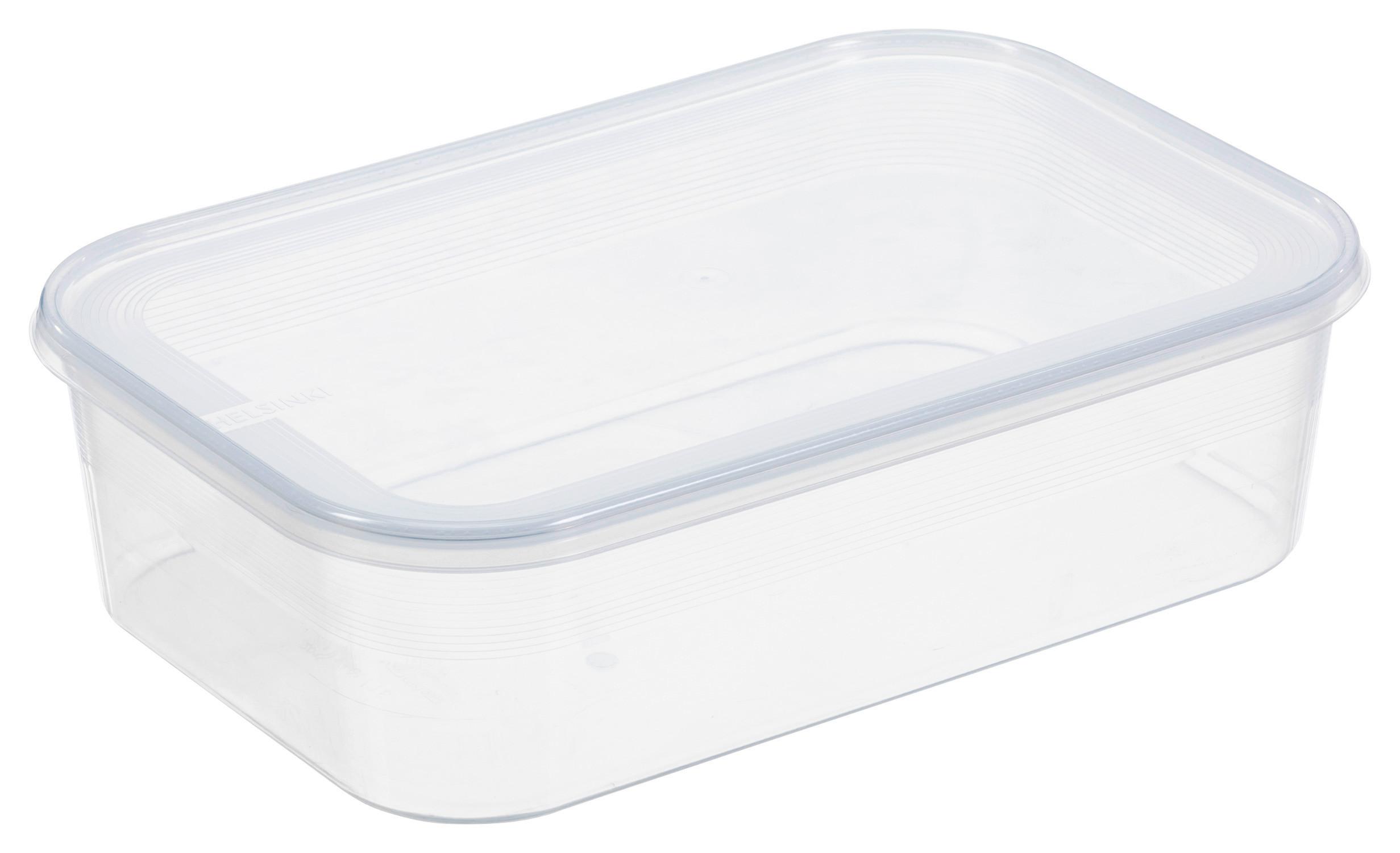 Gefrierdose Helsinki ca. 3 L Mikrowellengeeignet - Transparent, KONVENTIONELL, Kunststoff (29,5/19/7,9cm)