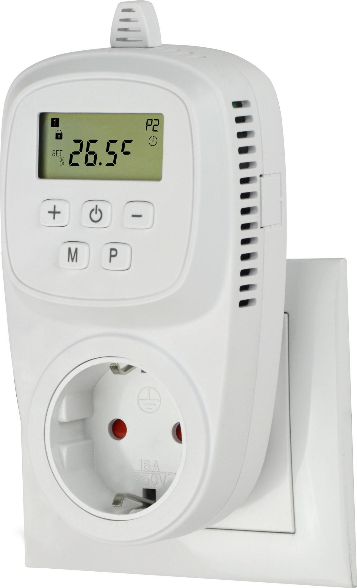 Thermostat für Heizkörper mit Frostschutz - Weiß, Basics, Kunststoff (14/7/4,2cm)