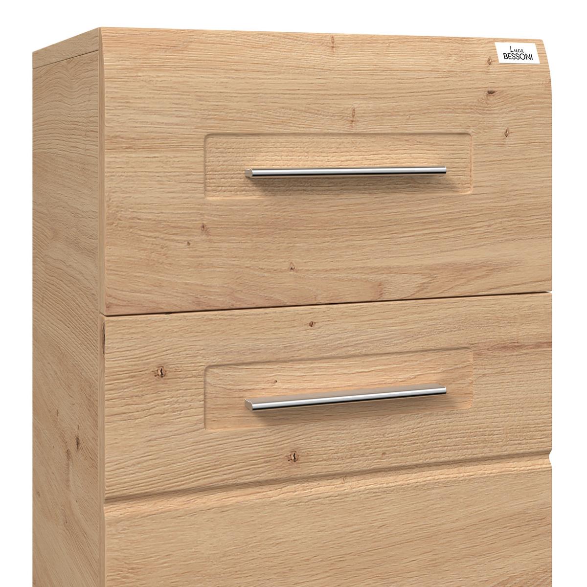 Unterschrank mit Soft-Close Avensis B: 35 cm, Eiche Dekor - Eichefarben, MODERN, Holzwerkstoff (35/72/33cm) - Luca Bessoni