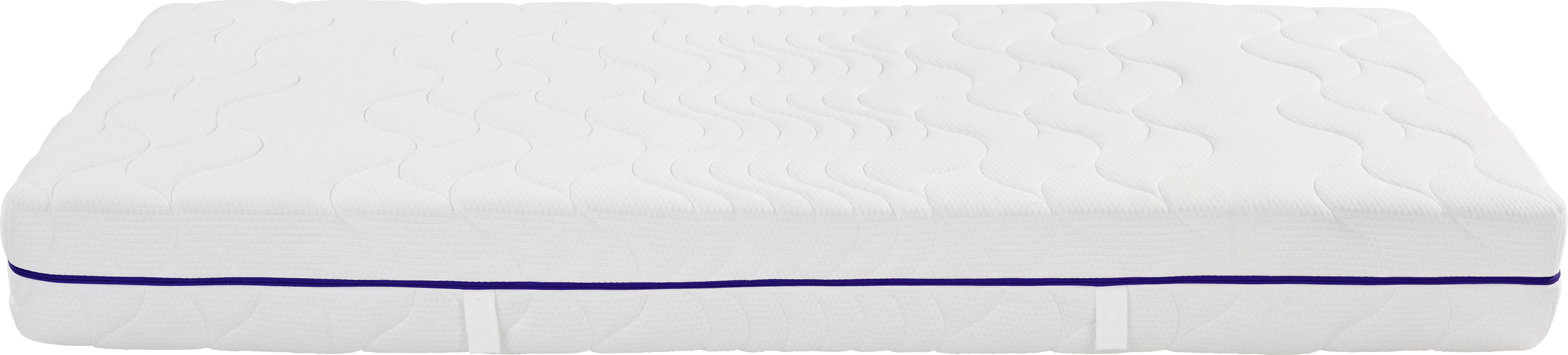 Komfortschaummatratze Ergo Duo 80x200 cm H2 H: 22 cm - Weiß, Textil (80/200cm) - Primatex