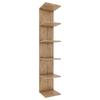Regál Laza š: 35 cm, dub medový - dub medový, Modern, kompozitné drevo (35/180/30cm) - MID.YOU