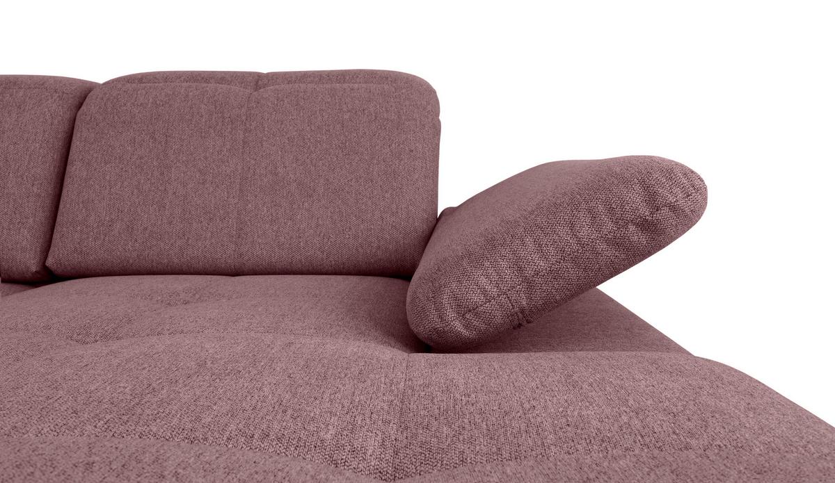 Wohnlandschaft Ramzes Beere U: 215x328x173 cm - Beere/Grau, Design, Textil (215/328/173cm) - MID.YOU