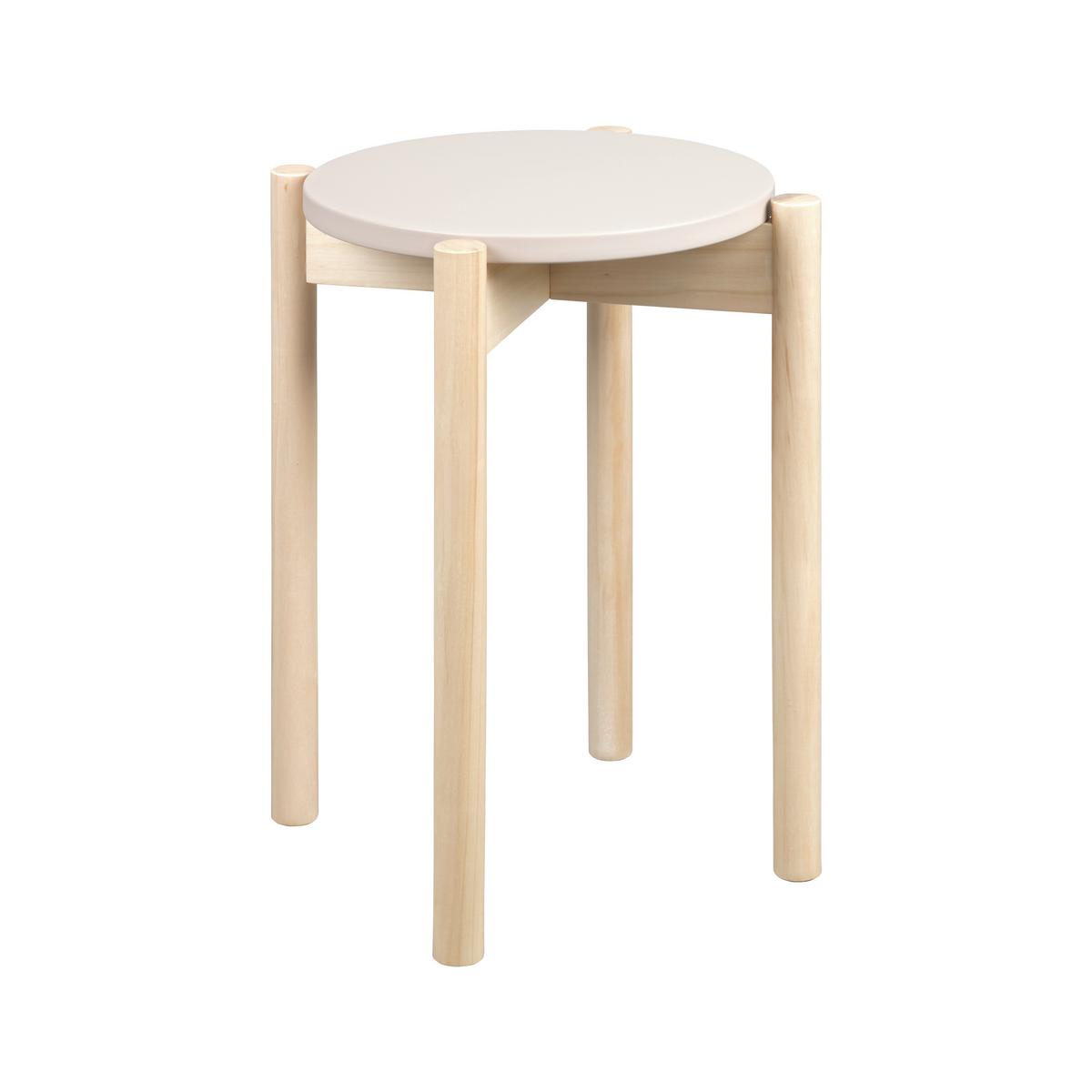 STOHOVATEĽNÝ STOLČEK ANTON -SB- - sivá/kašmírová, Konventionell, drevo/textil (36/45cm) - Mömax