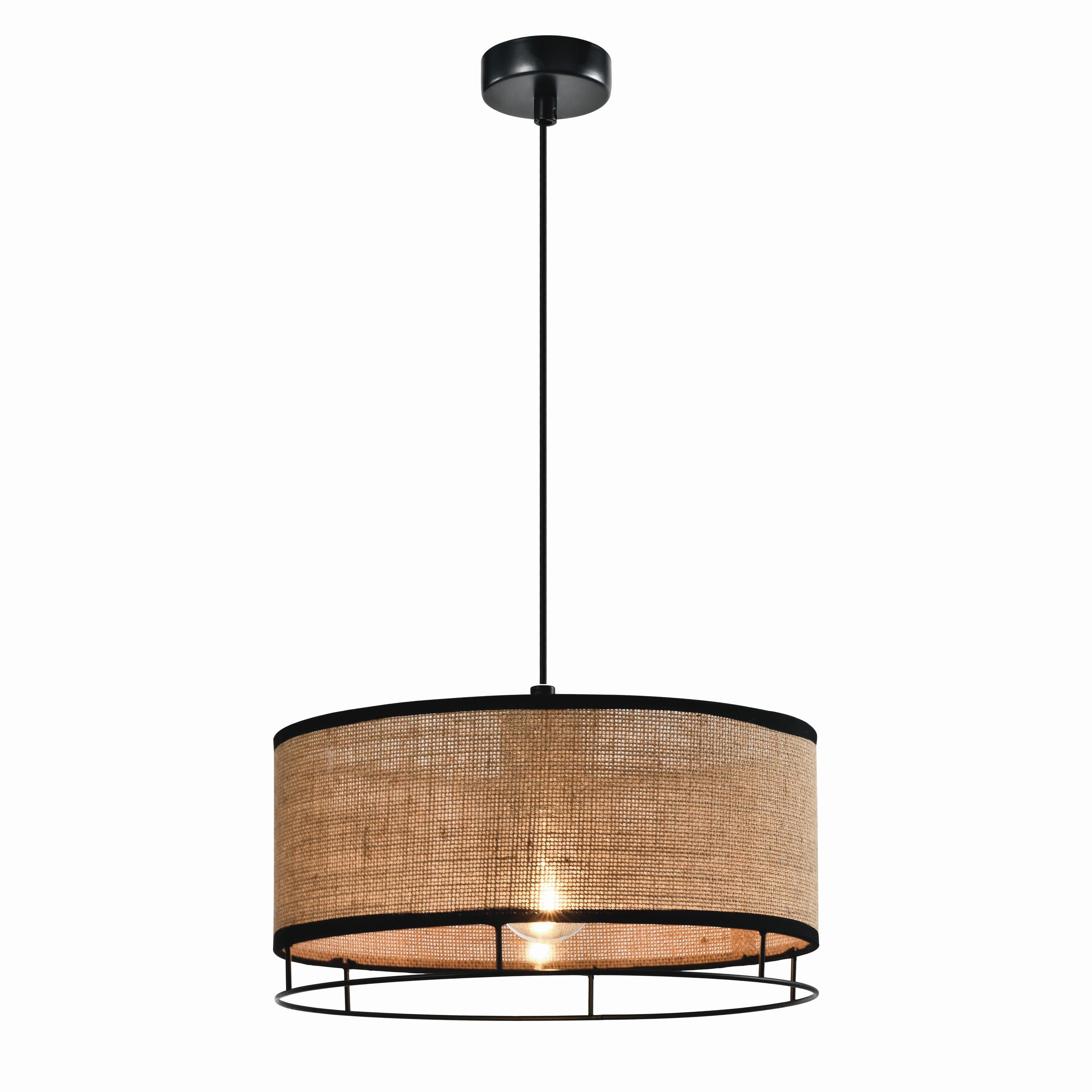 PENDELLEUCHTE 31-38388 ARDI - Beige/Schwarz, Trend, Kunststoff/Metall (30/30/100cm)