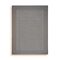 Flachwebteppich Anthrazit / Silber Paul 80x150 cm - Anthrazit, Basics, Textil (80/150cm) - James Wood