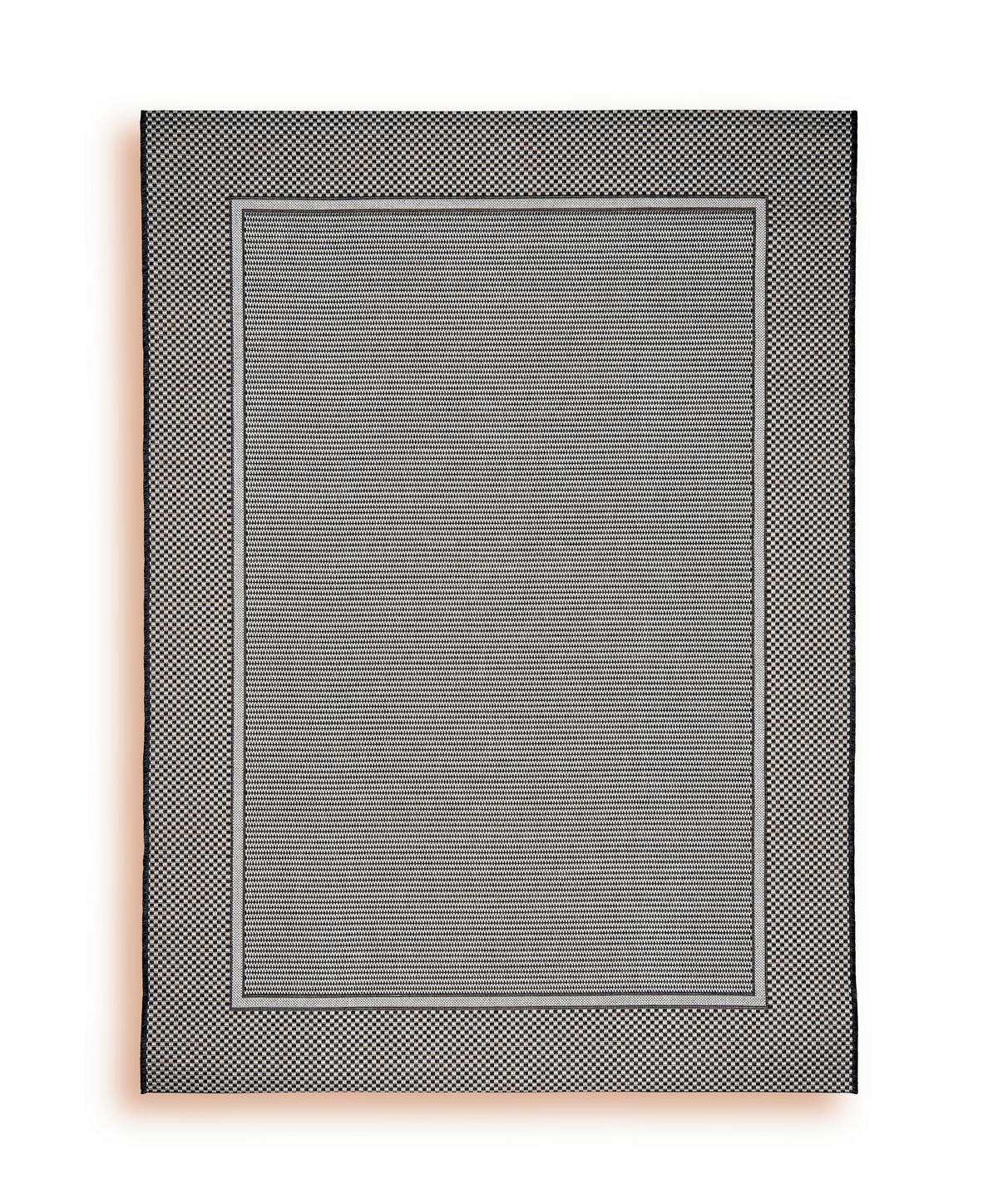 Flachwebteppich Anthrazit / Silber Paul 80x150 cm - Anthrazit, Basics, Textil (80/150cm) - James Wood