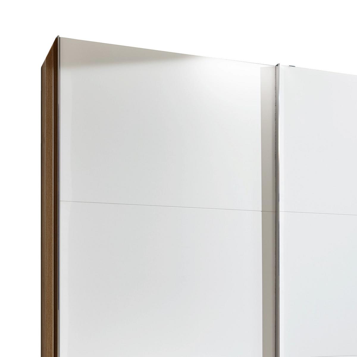 Schwebetürenschrank Mit Laden 250cm Level 36a, Weiß/eiche - Eichefarben/Weiß, MODERN, Holzwerkstoff (250/216/65cm) - MID.YOU