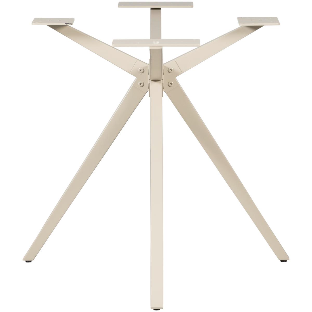 TISCHGESTELL Tablo Grau B: 80cm - Grau, MODERN, Metall (80/72/80cm) - Livetastic