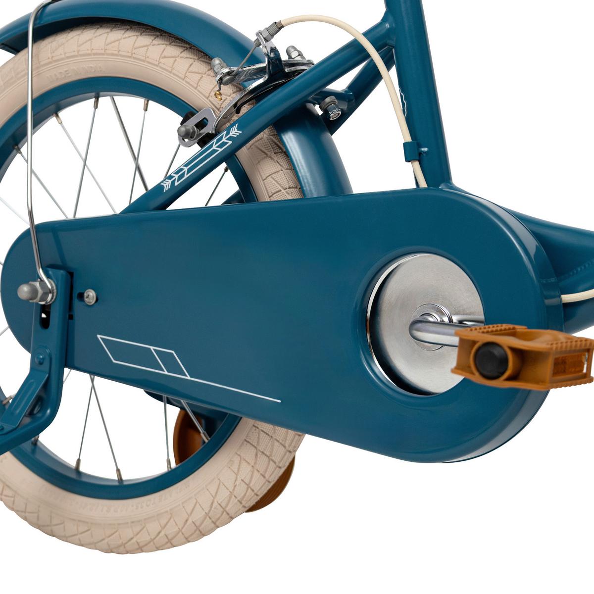 Kinderfahrrad Vintage Türkis, 16 Zoll - Türkis, Basics, Metall (47/71,5/110,5cm)