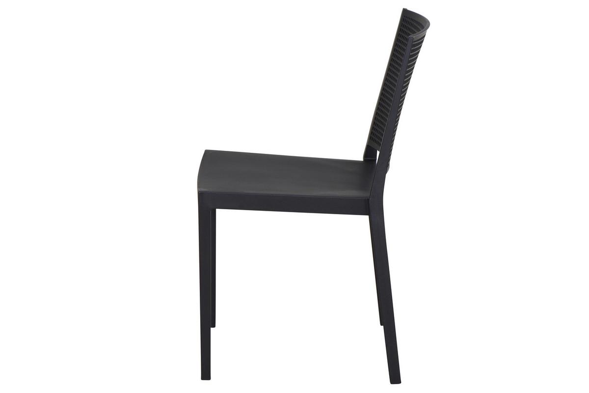 Stapelstuhl T20112 - Anthrazit, Basics, Kunststoff (46/80/56cm) - Siena Garden