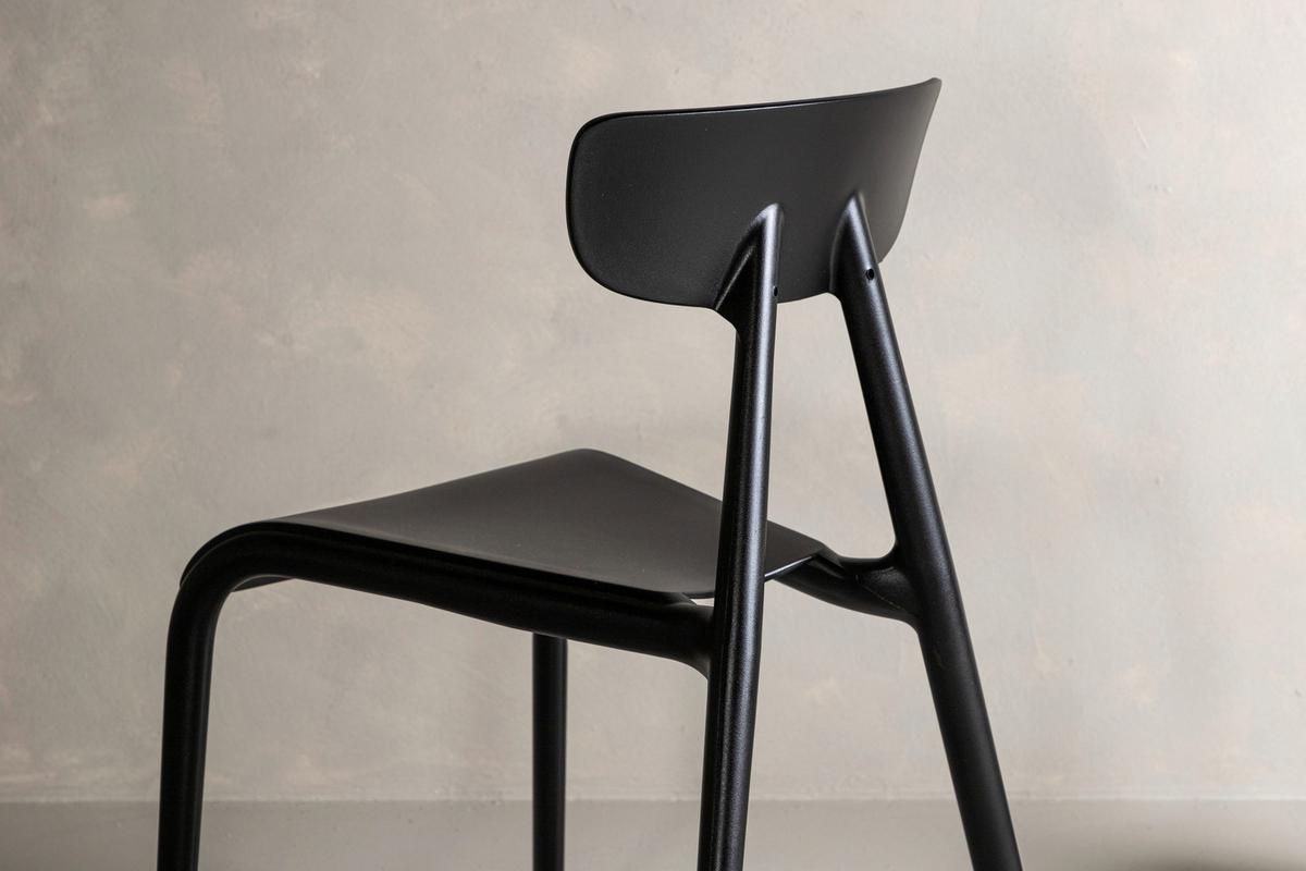 Stuhl-Set Ursholmen - Schwarz, Design, Kunststoff (49/79.5/54cm) - Livetastic