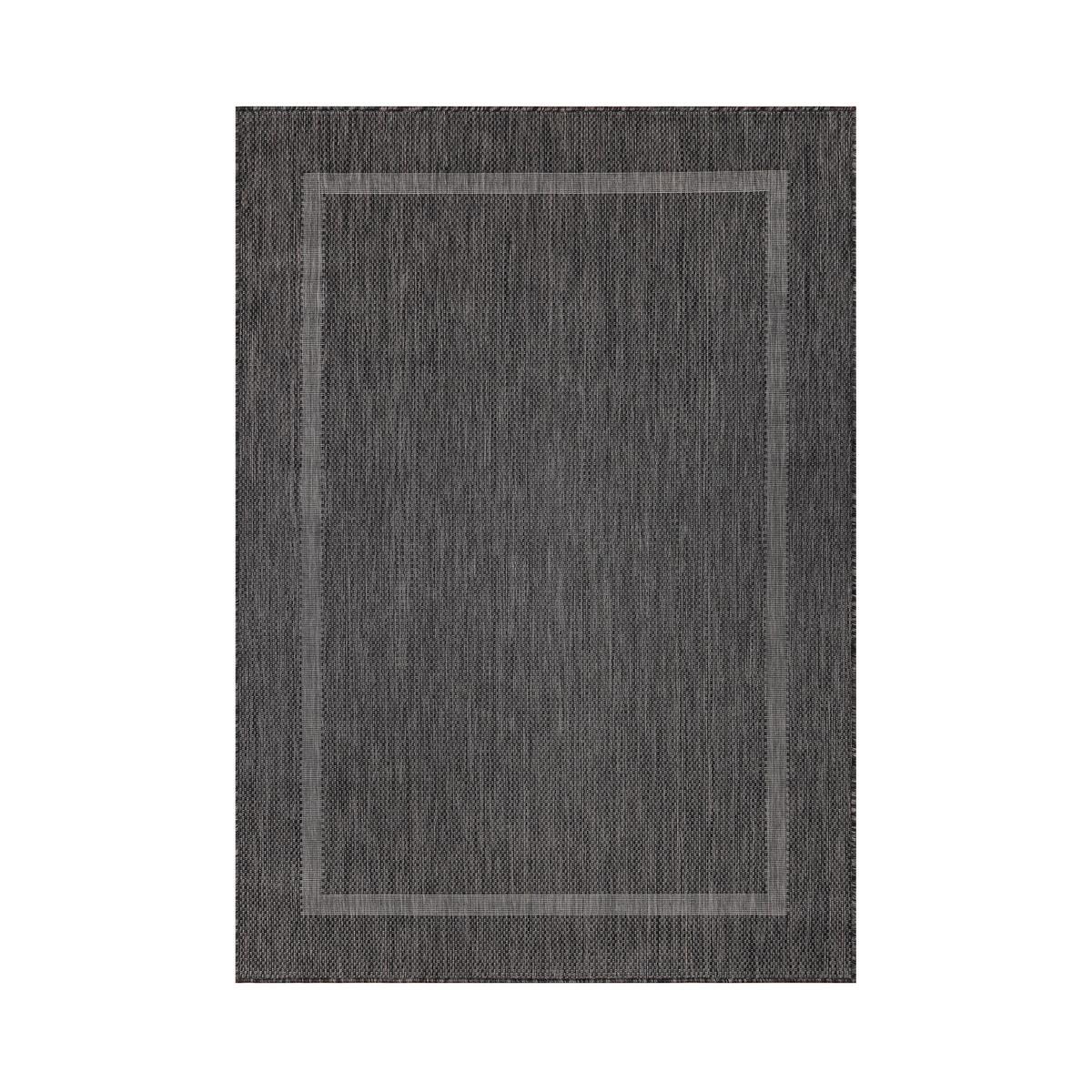 Flachwebeteppich Relax - Schwarz, Basics, Textil (280/370cm) - Novel