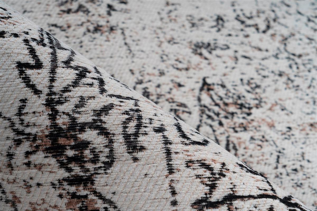 LÄUFER Anthrazit/Creme 80x150 cm - Anthrazit/Creme, KONVENTIONELL, Textil (80/150cm) - Kayoom