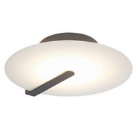 Led Falilámpa Qn-Nuvola-F-M-Bk - fekete, Design, üveg/fém (43,2/9,2cm) - Elstead Lighting