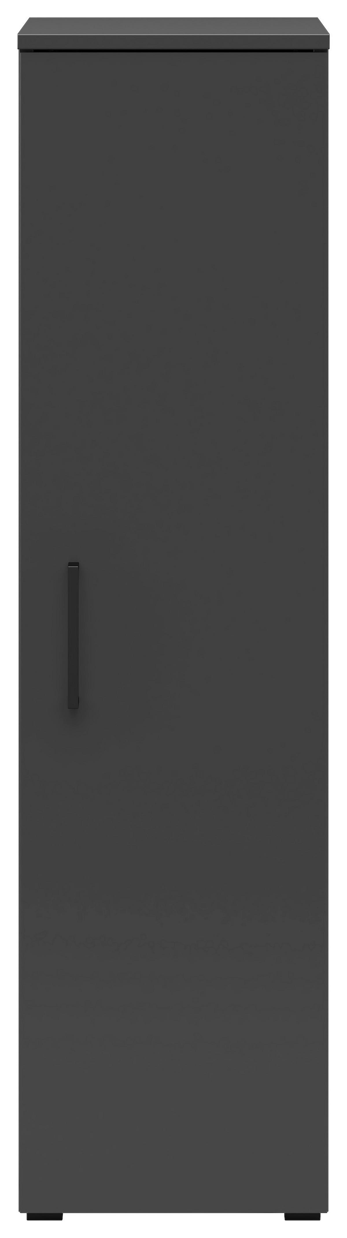 Skriňa MULTISTAURAUM š: 30 cm - čierna/grafitová, Modern, kompozitné drevo/plast (30/115/40cm)