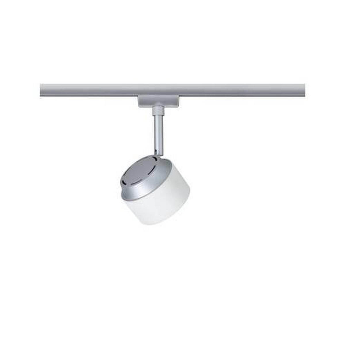 Schienensystem Urail Strahler 95373 In Weiß/chromfarben - Chromfarben/Weiß, Basics, Kunststoff/Metall (8,6/19,7cm) - Paulmann