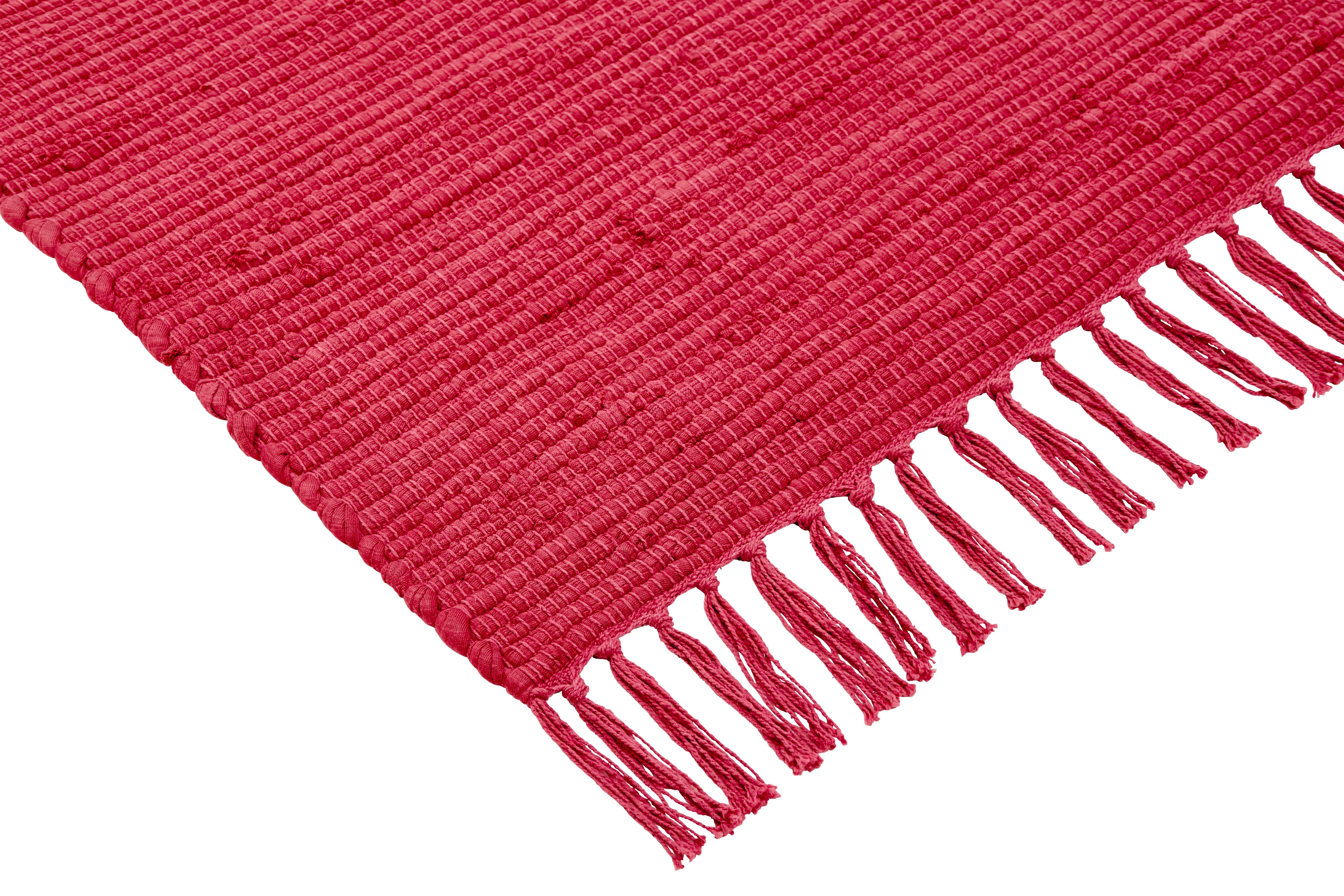 Handwebteppich Rot Annika 70x120 cm - Rot, MODERN, Textil (70/120cm) - James Wood