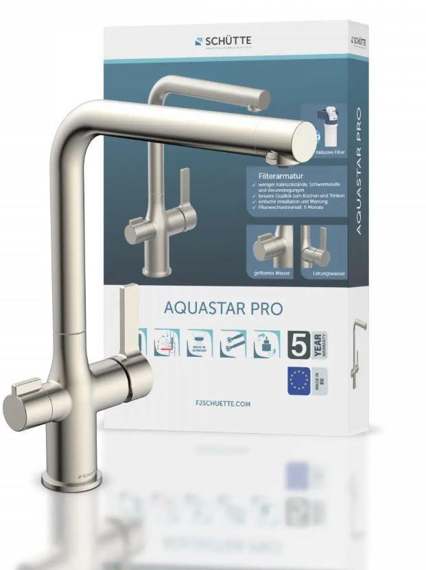 Küchenarmatur Aquastar Pro - Edelstahlfarben, MODERN, Metall (14/33,5/26,5cm)