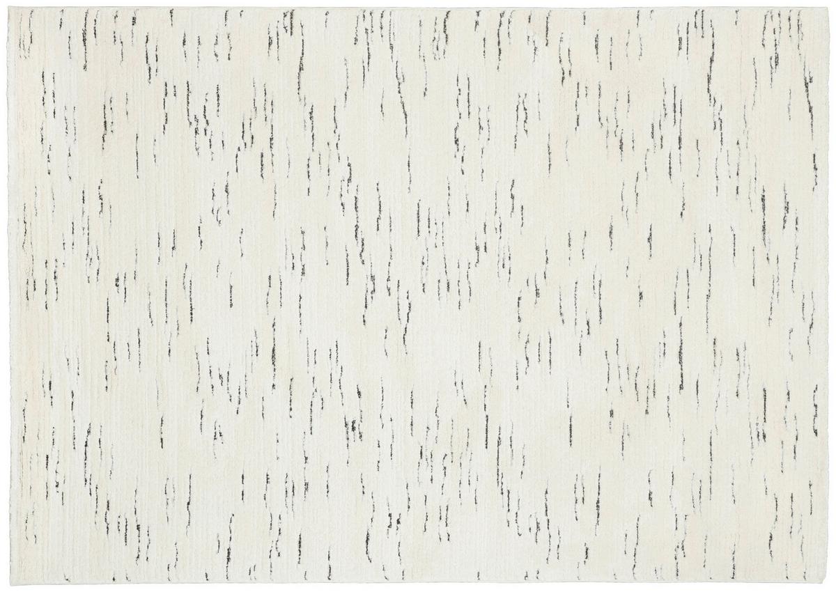 Webteppich Markus - Creme/Schwarz, MODERN, Textil (120/170cm) - Luca Bessoni