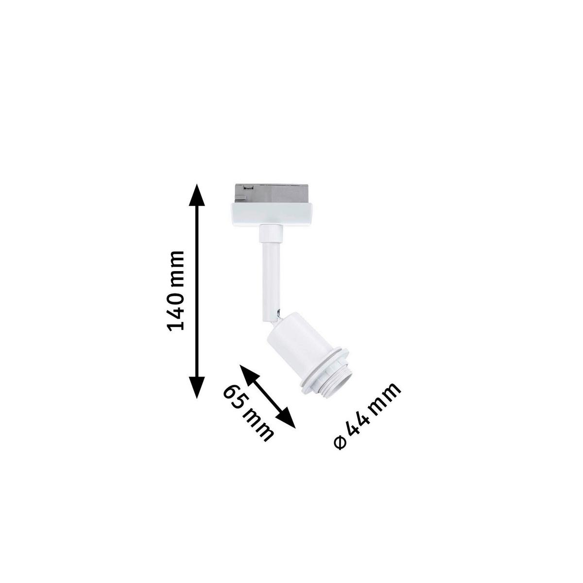 Schienensystem-Strahler 94882 Urail Basic Sw - Basics (4.4/16.3cm) - Paulmann