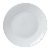 Plytký tanier GITTE -BASED- - biela, Basics, sklo (24,8/2,5cm) - Based