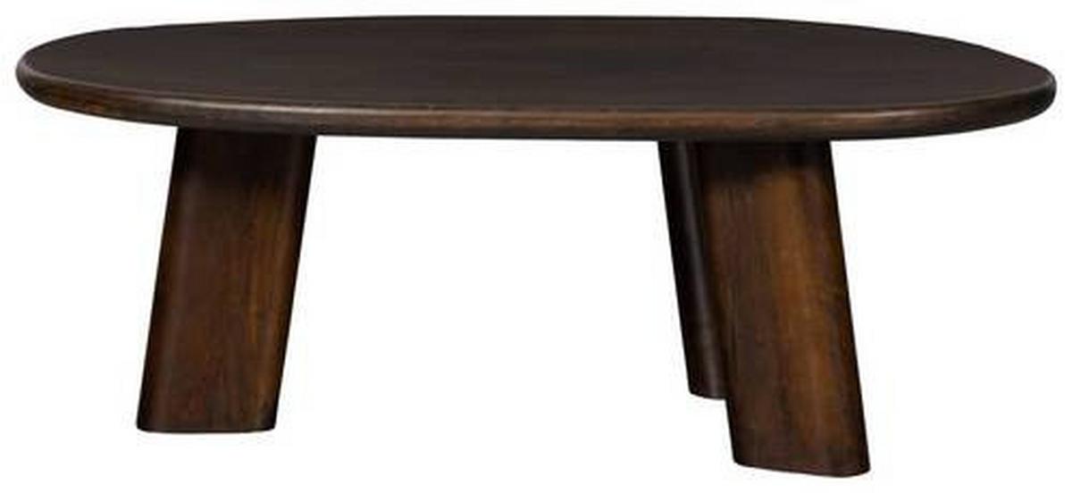 Couchtisch Roundly Walnussfarben L: 110cm - Walnussfarben, Design, Holz (110/60/40cm) - Livetastic