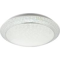 Led Mennyezeti Lámpa 41314-40 - fehér/átlátszó, Konventionell, műanyag/fém (51/12cm)