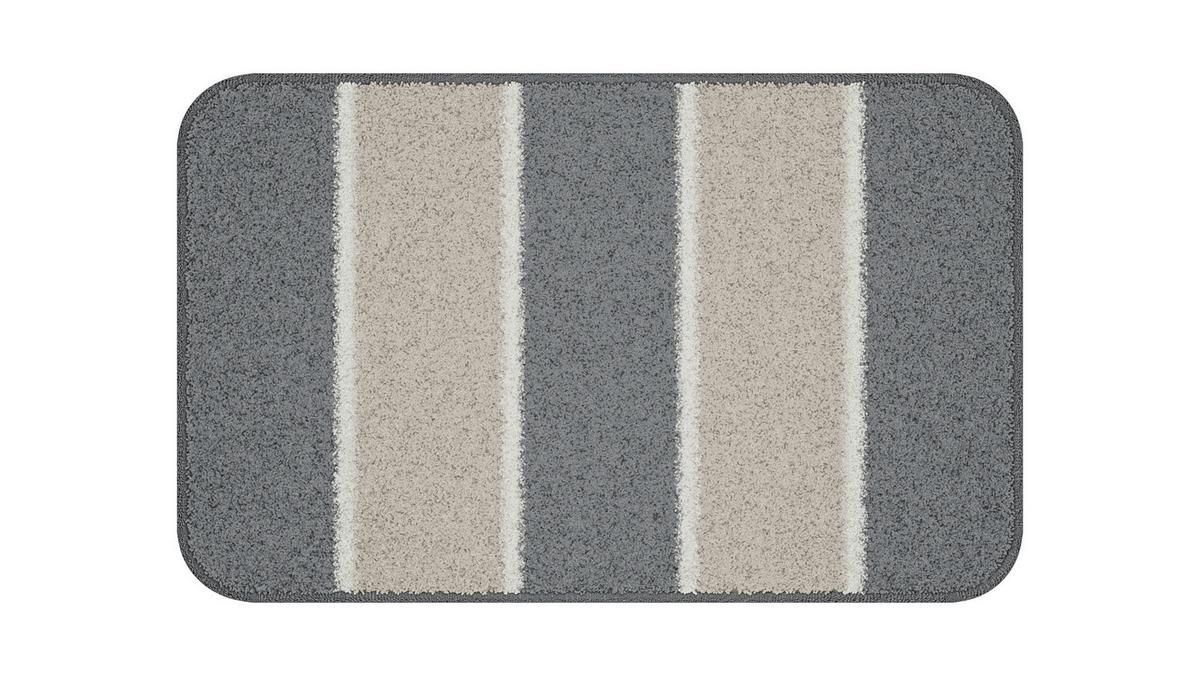 Badematte Waymore - Anthrazit, Basics, Textil (50/80cm) - Grund