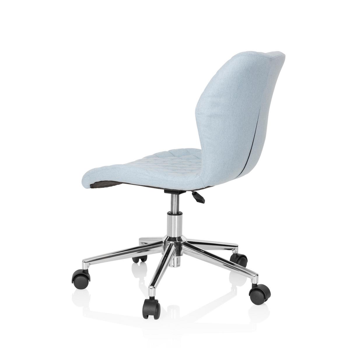 Jugenddrehstuhl Joy Ii Hellblau - Hellblau, Basics, Kunststoff/Textil (47/73-83/43cm) - MID.YOU