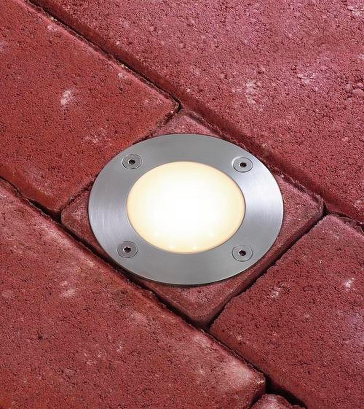 Led Außenleuchte 1,2 Watt Metall - Edelstahlfarben, Basics, Metall (11cm) - Paulmann